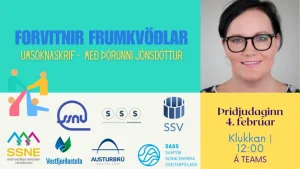 Fyrirlesturinn "Forvitnir frumkvöðlar" haldinn 4. febrúar